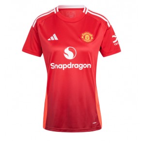 Billiga Manchester United Alejandro Garnacho #17 Hemmatröja Dam 2024-25 Kortärmad